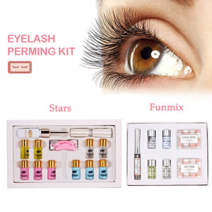 Portable 7-8 Types/Set Eyelash Curling Perming Set Curler Rod Glue Perm Lotion Lashes Lifting Kit Eyes Makeup Tool HJL2018 TSLM2